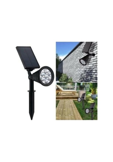 Helios 7W Solar Güneş Enerjili Kazıklı Çim & Bahçe Aydınlatma