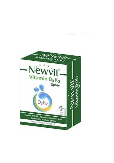 Newvit Vitamin D3 K2 Sprey 30 ML