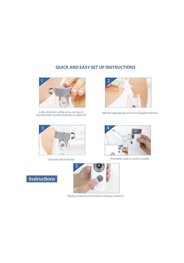 Feellife Pro Nebulizator El Tipi Mini Mobil Şarjlı Sessiz Mesh
