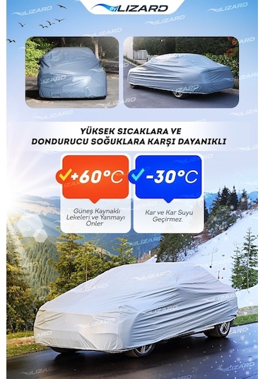 Daihatsu Move Sedan Uyumlu Araba Brandası - Oto Örtüsü - Kılıfı