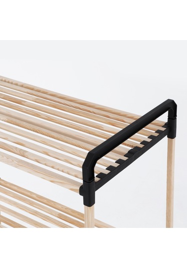 Nr01 Ahşap Raf 3 Katlı 1.kalite Masif Çam Salon Banyo Ofis Ahşap