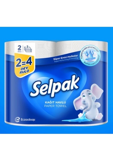 Selpak Dev Rulo Havlu 2 Li Selpak