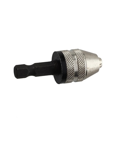 Galactic + Siyah 6mm Anahtarsız Matkap Ucu Chuck Hızlı Değişim Adaptörü Dönüştürücü Hex Shank