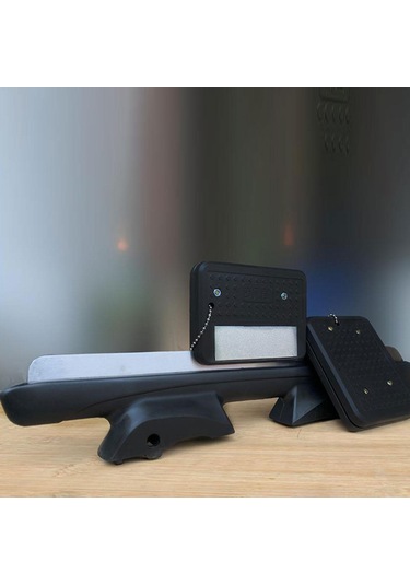 Homyl Buz Pateni Kenar Bıçak Bileyici Bileme Aleti Ev Hokeyi Siyah