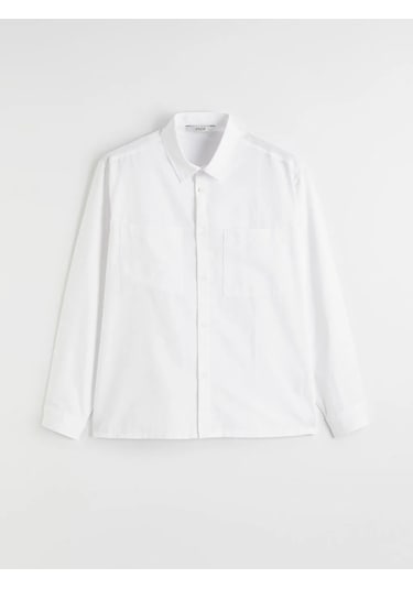 Lc Waikiki Beyaz Loose Fit Oxford Erkek Gömlek