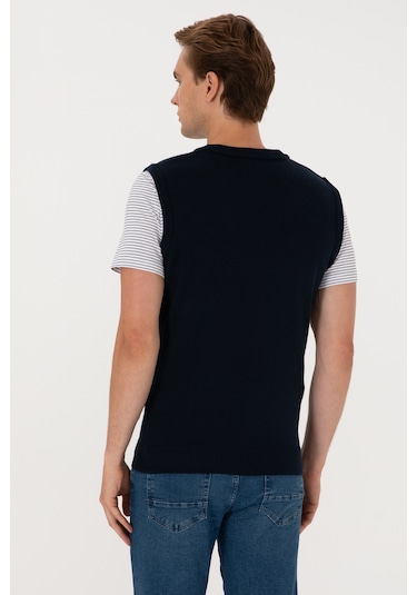 U.s. Polo Assn. Erkek Lacivert Süveter 50316843-vr033 Lacivert