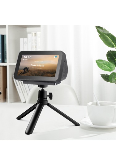Yaozixa Echo Show 5 İçin Manyetik 360 Dönebilen Alüminyum Stand Seti - Akıllı Ekranlı Hoparlörlere Uygun
