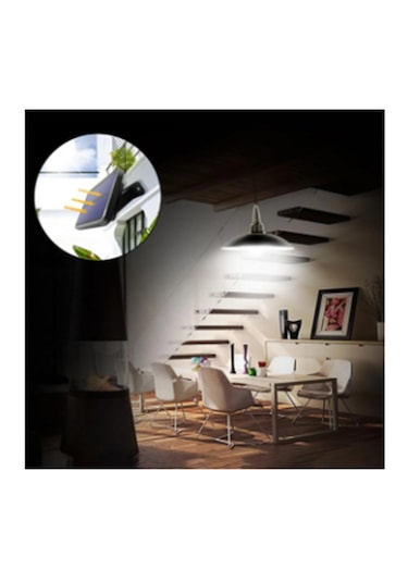 Güneş Enerjili Su Geçirmez 2 Ampullu Sarkıt Bahçe- Çardak Aydınla