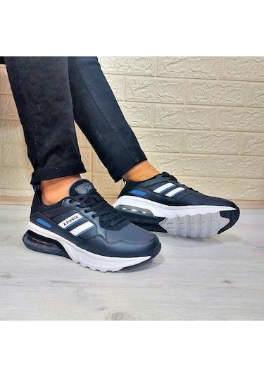 Kinetix Pagol Pu Siyah Fuspetli Air Atom Taban Spor Ayakkabı Siyah