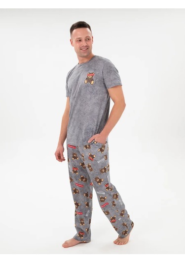 Instınıty Evde Giyilen Pantolon Takımı 316704875 Gri