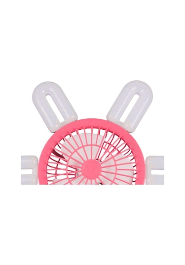 Homyl E27 Soket Fan Işık Küçük Tavan Vantilatörü Pembe