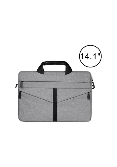 14.1 inç Omuz Askısı İle Laptop Çantası Açık Gri 14.1 inch