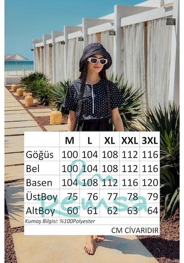 Remsa Mayo Kısa Kollu Yarı Kapalı Mayo Monogram R2901 Monogram01