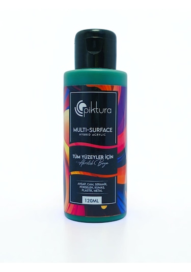 Piktura Akrilik Multisurface Boya 120ml Zümrüt