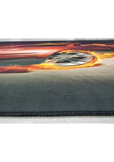 Foto Baskılı Halı Artist Halı Ateş 120X180 Cm Çok Renkli