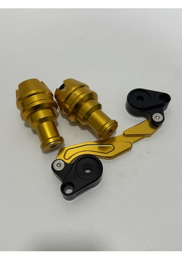 Motosiklet Universal Çiftli Egzoz Koruma Takozu