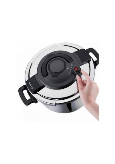 Korkmaz Alessa Düdüklü Tencere 10 Lt A173-02 Gri