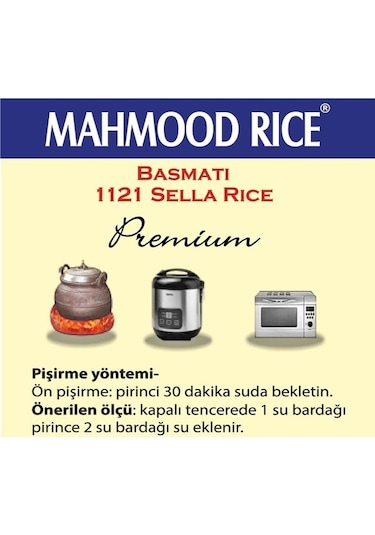 Mahmood Rice Basmati Pirinç  4 KG