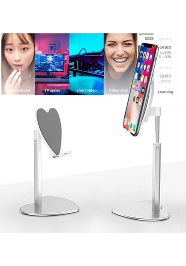 Pazly Jk Şekilli Tutucu - Telefon Tablet Standı, Sevimli Masaüstü Evrensel Ayarlanabilir -