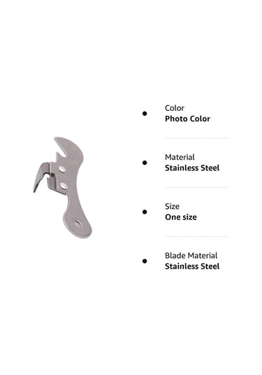 Paslanmaz Çelik Manuel Konserve Açacağı, Çok Amaçlı Mutfak Aksesuarları Fotoğraf Renkli , Tek Beden Diğer