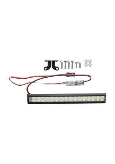 Geekyou Rc Tırmanıcı Araçları İçin Evrensel Çift Satırlı 32 Led Farı - Uzaktan Kumanda Ve Manuel Kontrol - Sürekli/flash/nefes Modları - 100mm Uzunluk