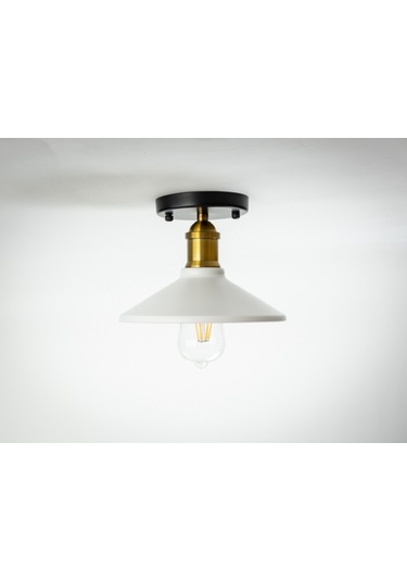 Riolight Retro Tekli Metal Plofonyer Avize Şapka Çap: 22Cm