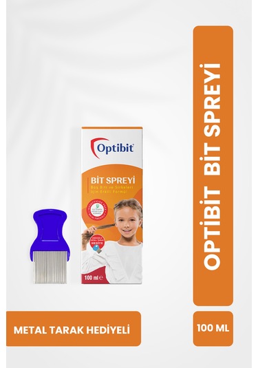 Optibit 100 Ml Bit Spreyi Metal Tarak Hediyeli