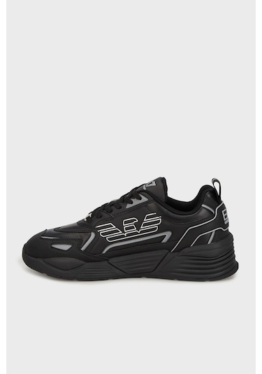 Ea7 Unisex Ayakkabı 7x000306 Af18446 Mc032 Siyah-gümüş Siyah-gümüş