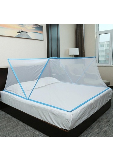 Trendooze Yetişkin Taşınabilir Suntek Mavi-190x100x80cm Katlanabilir Kanopisi, Vy