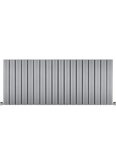 600x1435 Amber Yatay Gümüş Gri Alüminyum Radyatör