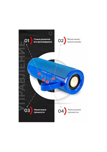 Fumıko Official Store Fumıko Harp Mavi Taşınabilir Hoparlör 198635481