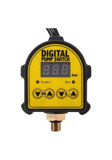 Pazly Otomatik Dijital Su Pompası Hidrolik Basınç Kontrol Anahtarı 10bar Akıllı Açma/kapama Diğer