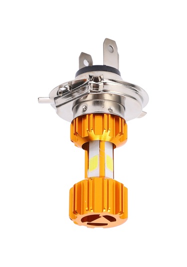 Mufunye Cob Led Far Ampülü 18w 6500k Beyaz Işık 1300lm Otomobil Sis Farı Motosiklet Ön Lamba H4/ba20d/6m