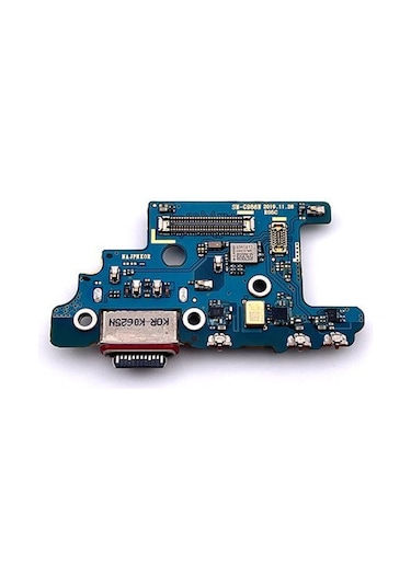 Gmr Samsung Uyumlu S20 Plus Ful Soket Şarj Bordu Mavi