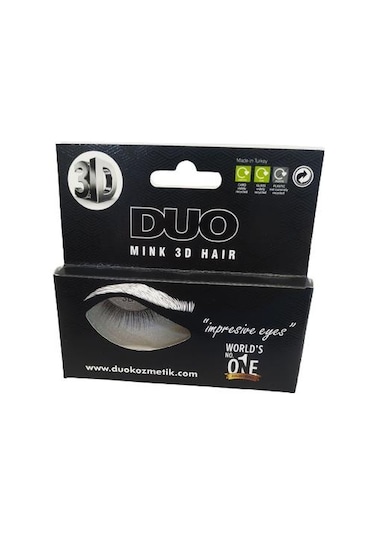 Duo 3D 20 Doğal İpek Takma Kirpik
