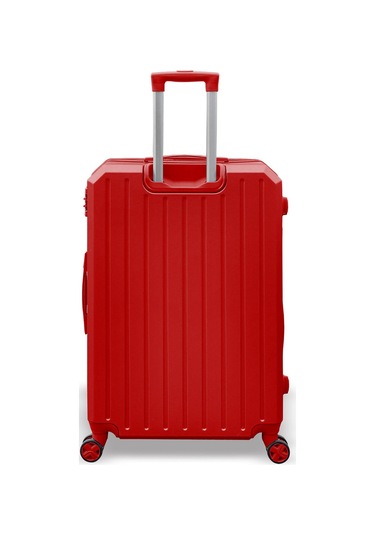 Coral High Diamond Abs Kırmızı Büyük Boy Valiz 16623 Kırmızı