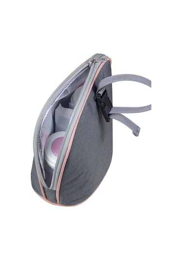 Suntek Anne Sütü Soğutucu Seyahat Çantası Ev Dış Mekan Gri
