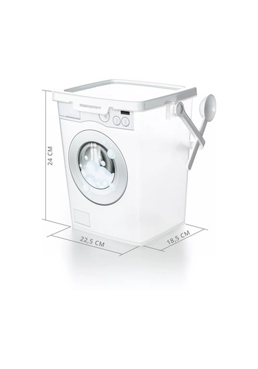 Al'ternativa Çamaşır Deterjanı İçin Kap Ve Saksı, 2 Adet 194277398 Beyaz