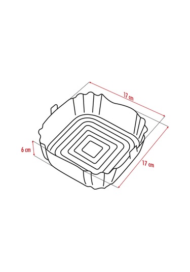 Bütün Airfryer'lere Uyumlu Krem Silikon Pişirme Kabı Krem