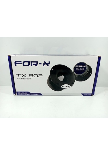 For-x Dome Tweeter - 100w 50rms Tiz - For-x Tx-802 10cm Dome Tweeter