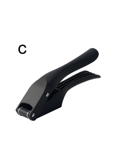 2'si 1 Arada Sarımsak Presi, 2025 Yükseltme Sarımsak Kıyma Makinesi Ve Kırıcı Sarımsak Kırıcısiyah Siyah