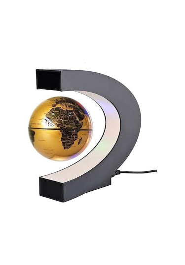 Manyetik Kaldırma Fonksiyonlu Havada Asılı Yerküre Altın