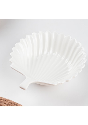 Porsima 1747n Porselen Kase Yaprak Desenli Derin Salata Kase 15cm