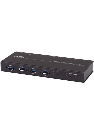 4 X 4 Usb 3.1 Gen1 Usb Arayüzüne Sahip Cihazları Paylaştıran Endüstriyel Hub Switch 4 X 4 Usb 3.1 Gen 1 Industrial Hub Switch-20574