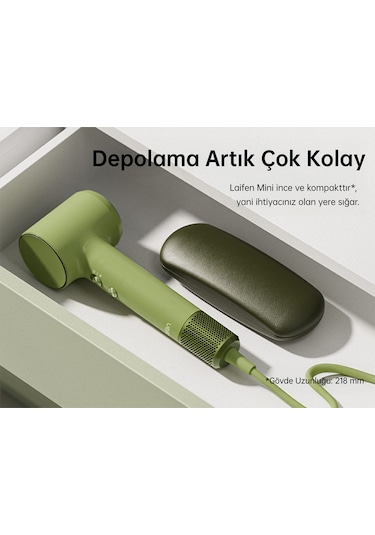 Laifen Mini Saç Kurutma Makinesi - Yeşil
