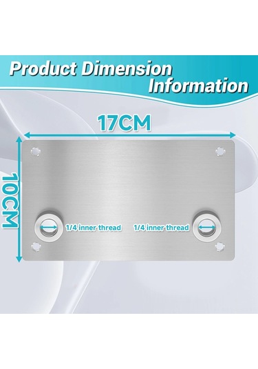 Springsun Stanyo Tırnaklı Sprey Köpük Tutucu, Paslanmaz Çelik, 1/4 İnç Hızlı Bağlantı, Kolay Kurulum, Temiz Ve Düzenli
