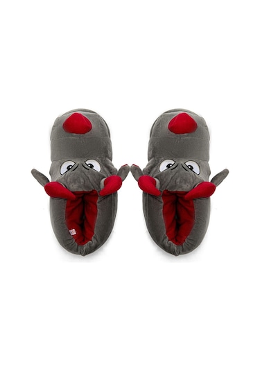 Twigy Toro Erkek Hayvanlı Panduf Gri 41/46 EE0510 Gri