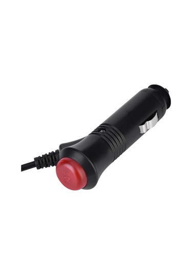 Moveevo 1.9m Araç Şarj Kablosu, Sigara Çakmakı Erkek Bağlantı - Dc5.5 2.1mm Erkek Bağlantı, Kayar Tel, Anahtar Ve Gösterge Işığı, Aşırı Yük Sigortası