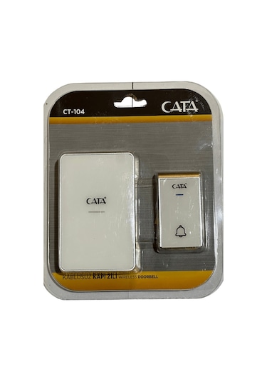 Cata Ct-104 Kablosuz Kapı Zili Beyaz 2 Adet