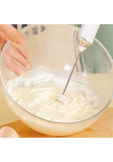 Soulader Elde Süt Köpüğü Yapma Makinesi, Taşınabilir Şarjlı Otomatik Süt Köpürtücü Beyaz